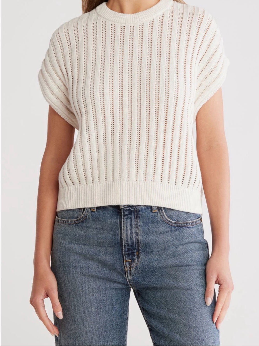Splendid Camille Cotton Sweater Vest